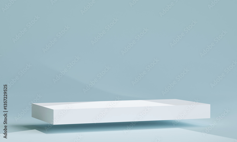 Canvas Prints minimal product placement background. podium display for product presentation. 3d illustration.