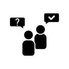 Icon a consultation, isolated against a clean background.