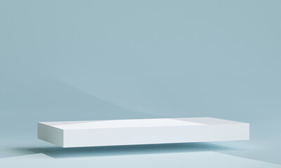 Minimal product placement background. podium display for product presentation. 3d illustration.