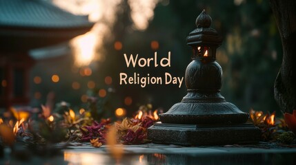 World Religion Day Celebrated With Illuminated Lantern