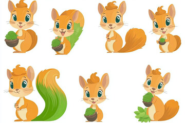 Fototapeta premium squirrels