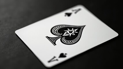 Ace Of Spades Playing Card