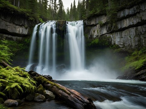 Discover Narada Falls: One of Washington&rsquo;s Most Stunning Waterfalls, Where Rushing Waters Tumble Over Basalt Cliffs, Forming a Breathtaking Veil Amidst the Beauty of Mount Rainier National Park