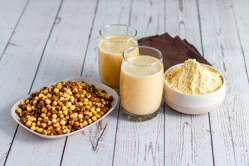 Sattu drinks are protein-rich, refreshing beverages made from roasted gram flour, mixed with water, spices, lemon, and sometimes jaggery for sweetness. They are nutritious, cooling, and energizing.