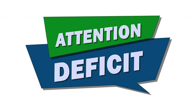 Attention deficit is a condition characterized by difficulty in concentrating, distractibility, and an inability to maintain focus on tasks.