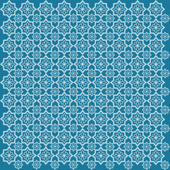 A seamless Islamic geometric pattern,  inspired by traditional Islamic art. Perfect for backgrounds, Ramadan decorations, Eid Mubarak greeting cards, packaging, textiles, and other.