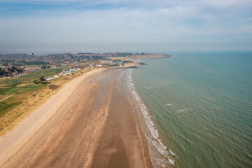 Nice Flight Over Donabate Beach, Dublin, Ireland