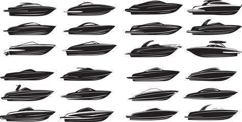 Motorboat illustration