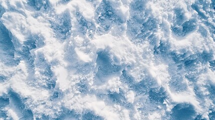 Obraz premium Detailed Close-Up of Fresh Snow Texture on a Winter Day Scene