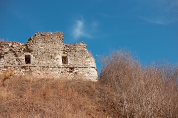ruins of the medieval Khust Castle