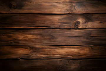 A close-up view of polished wooden planks showcasing rich textures and warm tones, perfect for backgrounds and surfaces.