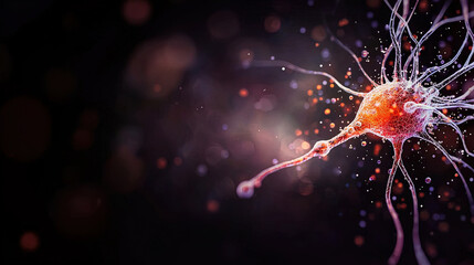 Obraz premium Neuron intricate structure