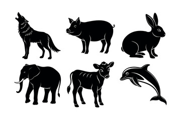 Obraz premium Animal vector bundle