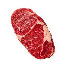 Juicy  Marbled Raw Beef Steak   A Succulent Culinary Delight