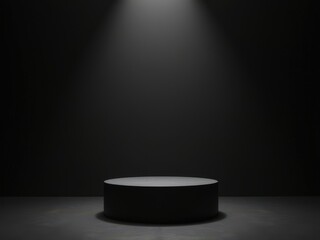 Minimalist Acrylic Pedestal on Bright Neutral Background for Product Placement