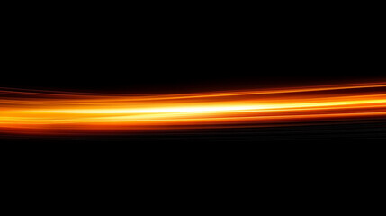 Dynamic motion blur with glowing gradient stripes over a dark background creating a sense of speed movement energy and mystery enhanced by dust noise grain effect for modern design