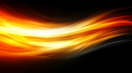 Obraz premium Dynamic motion blur with glowing gradient stripes over a dark background creating a sense of speed movement energy and mystery enhanced by dust noise grain effect for modern design