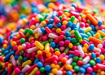 Elegant Sprinkle Design: High-Resolution Photo of Confetti & Sprinkles