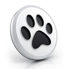 Obraz premium paw print icon