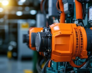 Industrial machinery battery replacement, highlighting power sources and voltage diagnostics