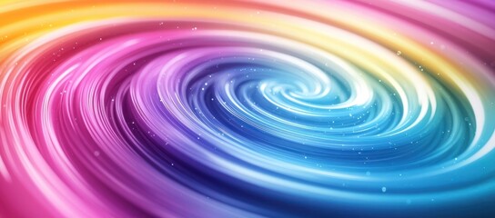 Obraz premium Abstract gradient background with blue, purple, and pink, yellow, pink, and green, featuring a circular gradient, ideal for modern and elegant designs.