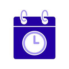Icon a schedule, isolated against a clean background.