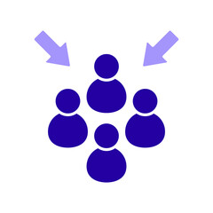 Icon a assembly, isolated against a clean background.