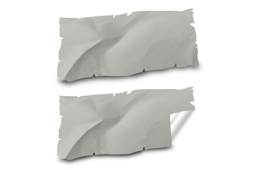 Smooth Blank Sticker Texture Set for Product Labels