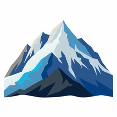 mountain landscape vector illustration