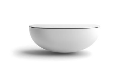 Modern minimalist wall-hung toilet bowl.