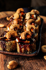 sushi with nuts