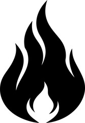 vector set of fire flames