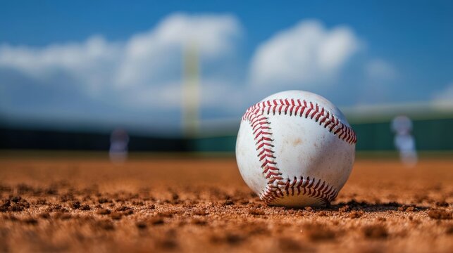 Baseball game action on field sports arena outdoor daytime close-up shot competitive atmosphere