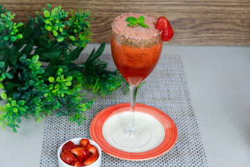 strawberry mint mojito delicious and refreshing