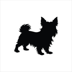 Dog silhouette vector illustration, Silhouette of a Dog