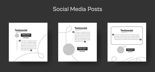 Customer feedback, testimonial, social media post 