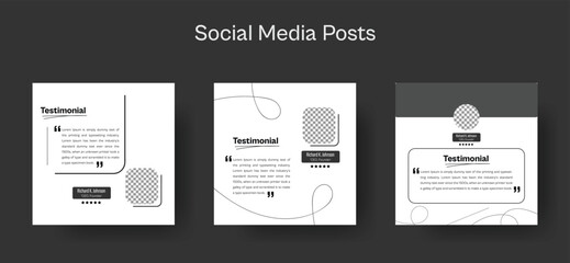 testimonial, social media post, rating, customer testimonial, customer experience, feedback post,