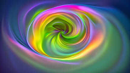 Obraz premium Abstract swirling vortex of vibrant colors