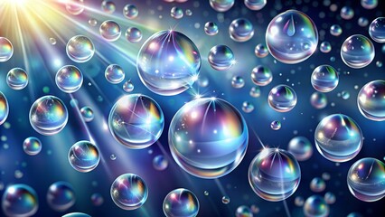 3D Liquid Shapes & Elements fluid background.