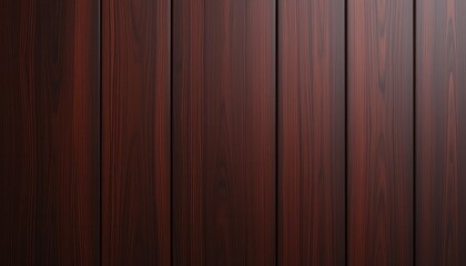 Dark Mahogany Wood Texture Rich Red-Brown Background with Glossy Finish