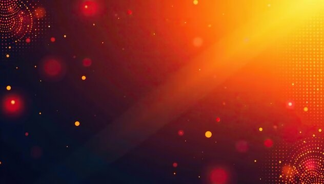 Bright orange abstract gradient banner background with halftone effect Modern wallpapers Suitable for templates, sale banners, events, ads, web and pages,  events,  modern