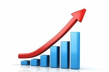 A vibrant graph showing upward trend and growth in business metrics, symbolizing progress and success in the corporate world.