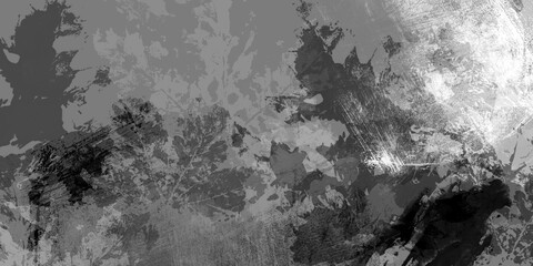 Artistic creative drawn backdrop. Grunge mask grayscale