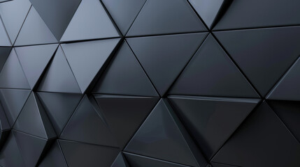 Obraz premium black abstract geometric background