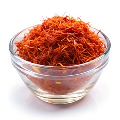 Fototapeta premium saffron in a bowl isolated