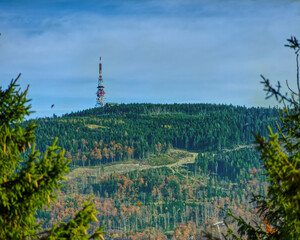 tower on the top of the mountain
