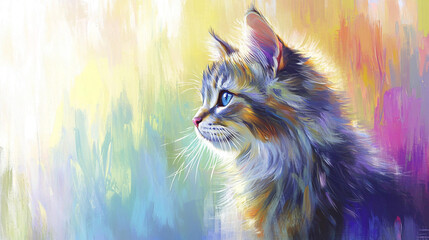 cat with blue eyes