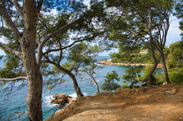 Küstenweg von Bandol an der Cote d'Azur