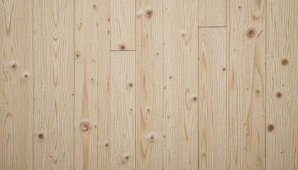 Obraz premium Light Cream Birch Wood Texture Natural Wooden Background with Subtle Grain for Design Projects
