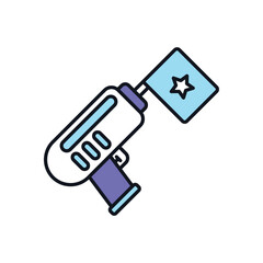Gun Joke Vector icon